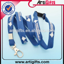 Single thick short custom college lanyards